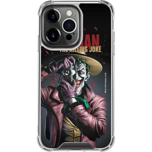 DC Comics The Joker Killing Joke Cover Art by Brian Bolland iPhone 14 Pro Clear Case